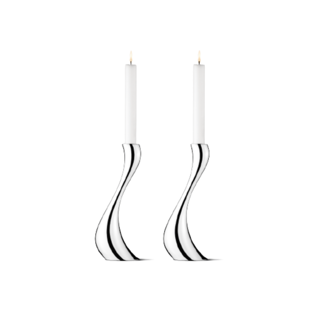 Cobra Candle Holder, Large, Set of 2