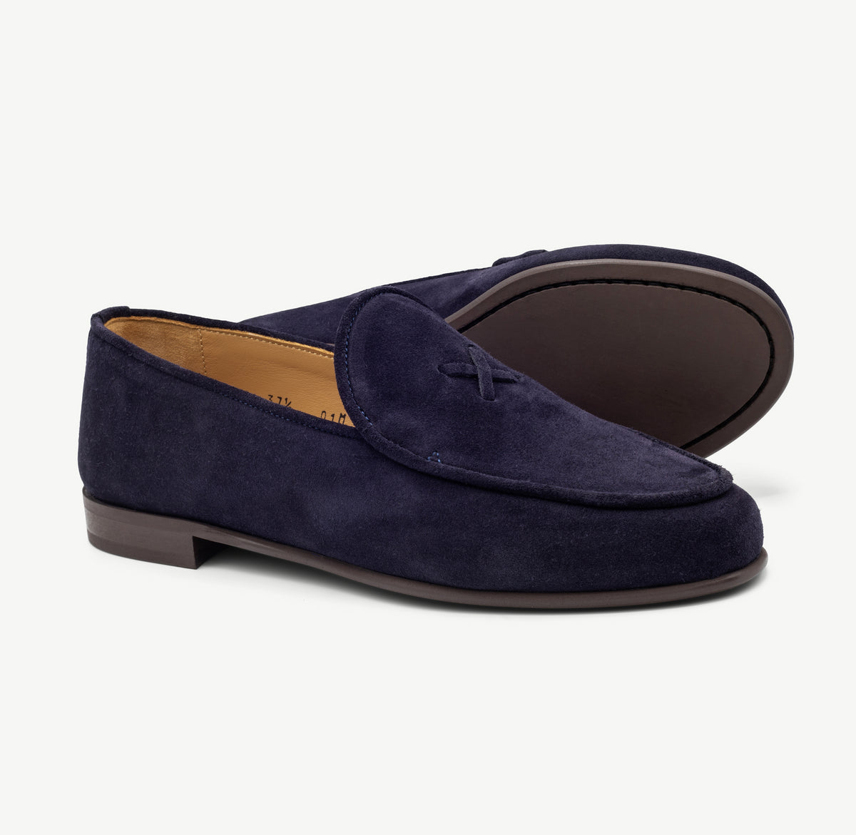 Women's Navy Suede Milano Loafer