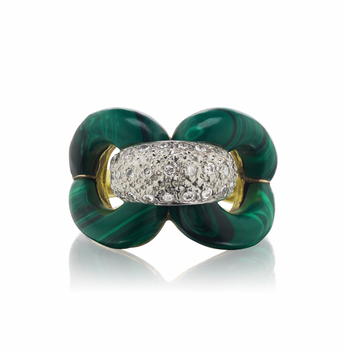 Carved Stone Nautical Ring