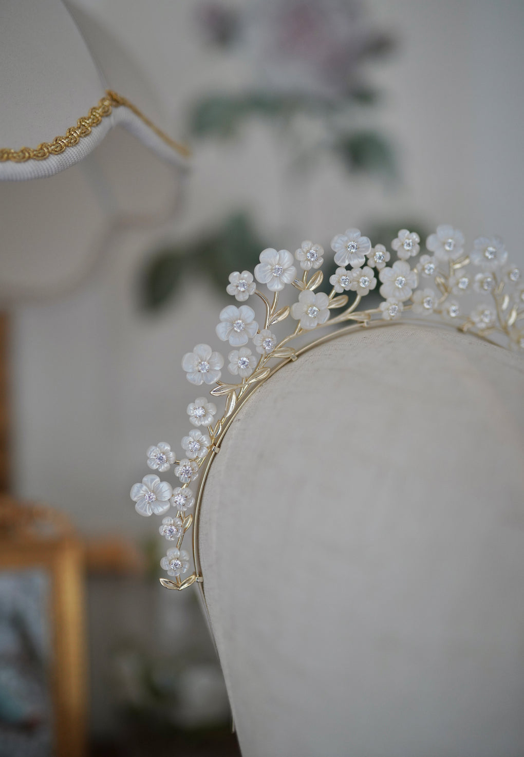 Mother-Of-Pearl Chinoiserie Crown