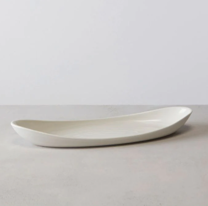 Barre Serving Platter - Alabaster