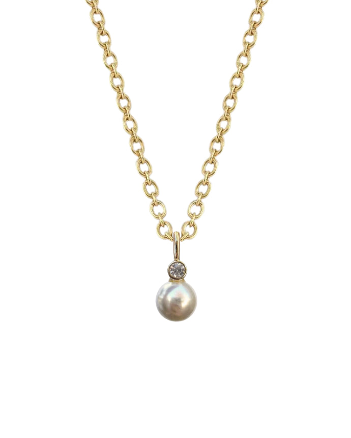 Petite Pearl Drop Charm