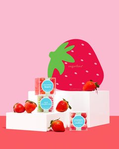 Strawberry 3 Piece Candy Bento Box