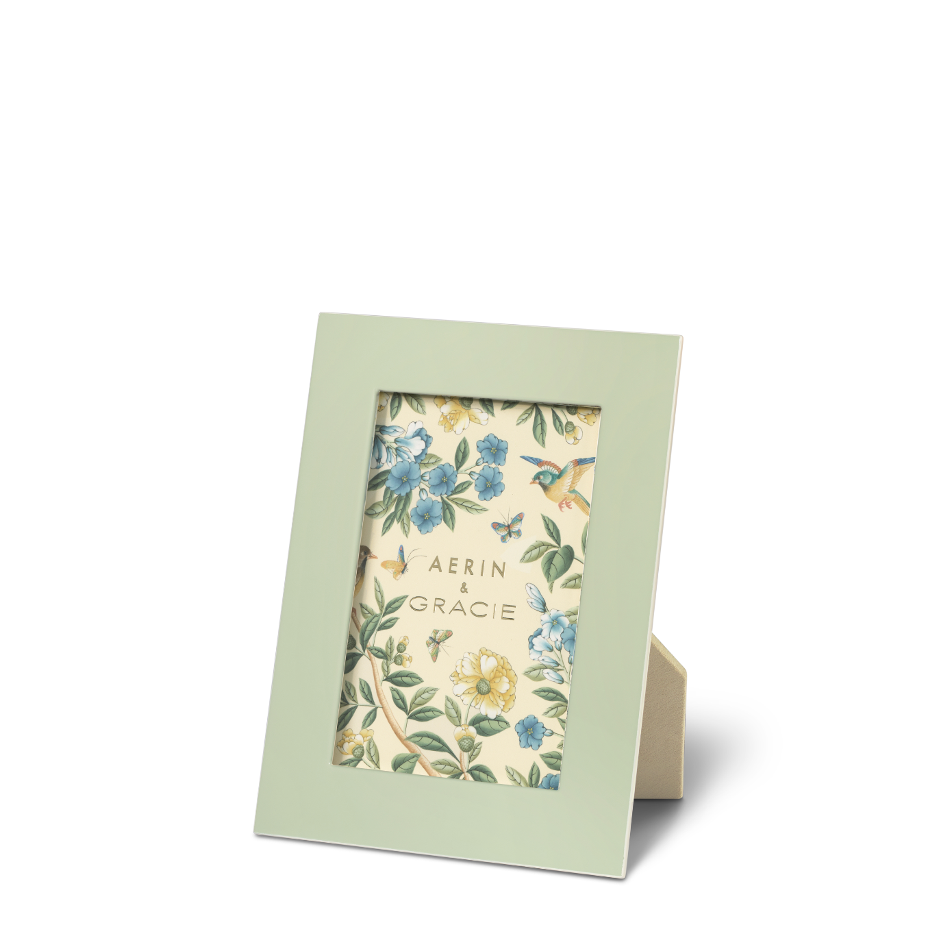 AERIN & Gracie Heathcote Lacquer Frame in Sage