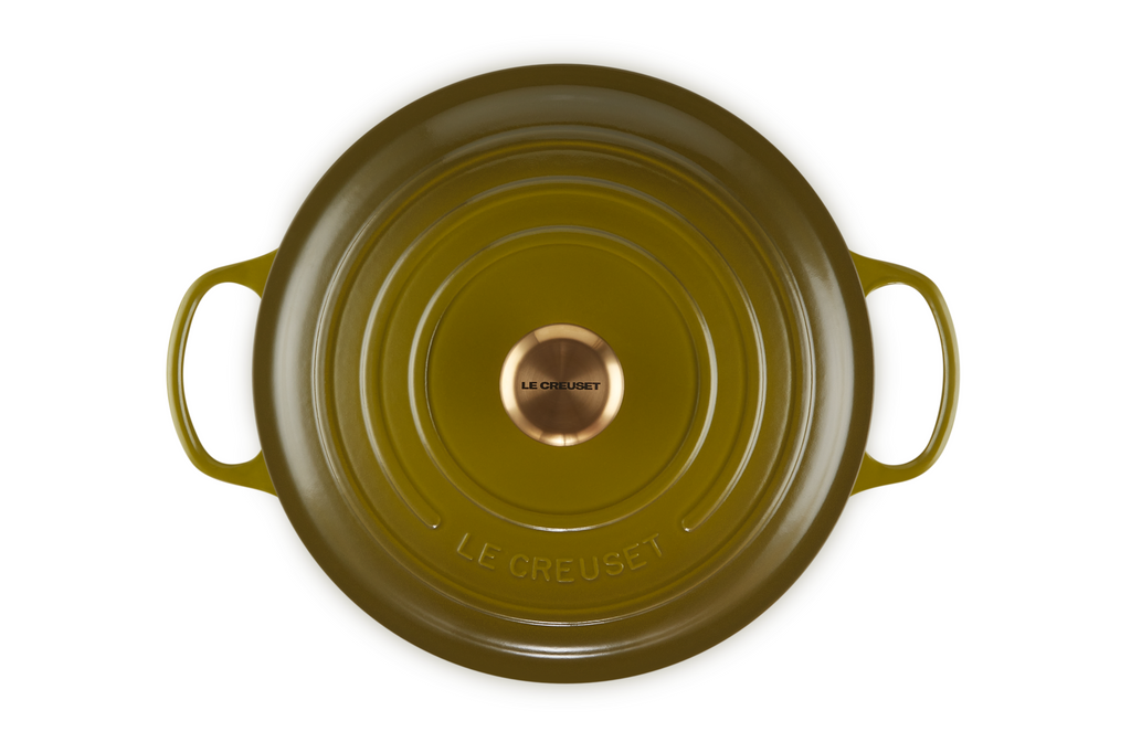 Signature Round Dutch Oven in Olive 5.5 qt.