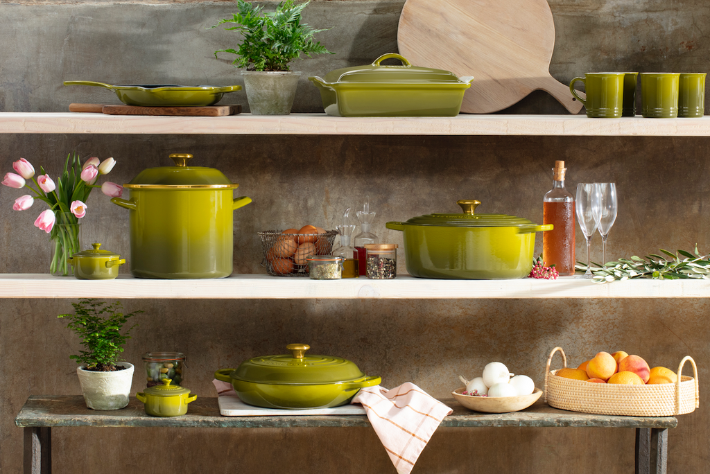 Signature Oval Dutch Oven in Olive | Over The Moon
