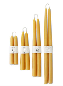 Beeswax Tapers, Set of 2