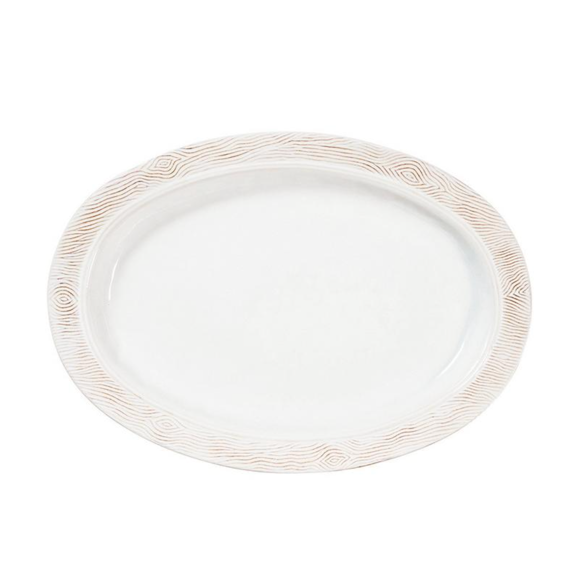 Blenheim Oak 18" Platter in Whitewash