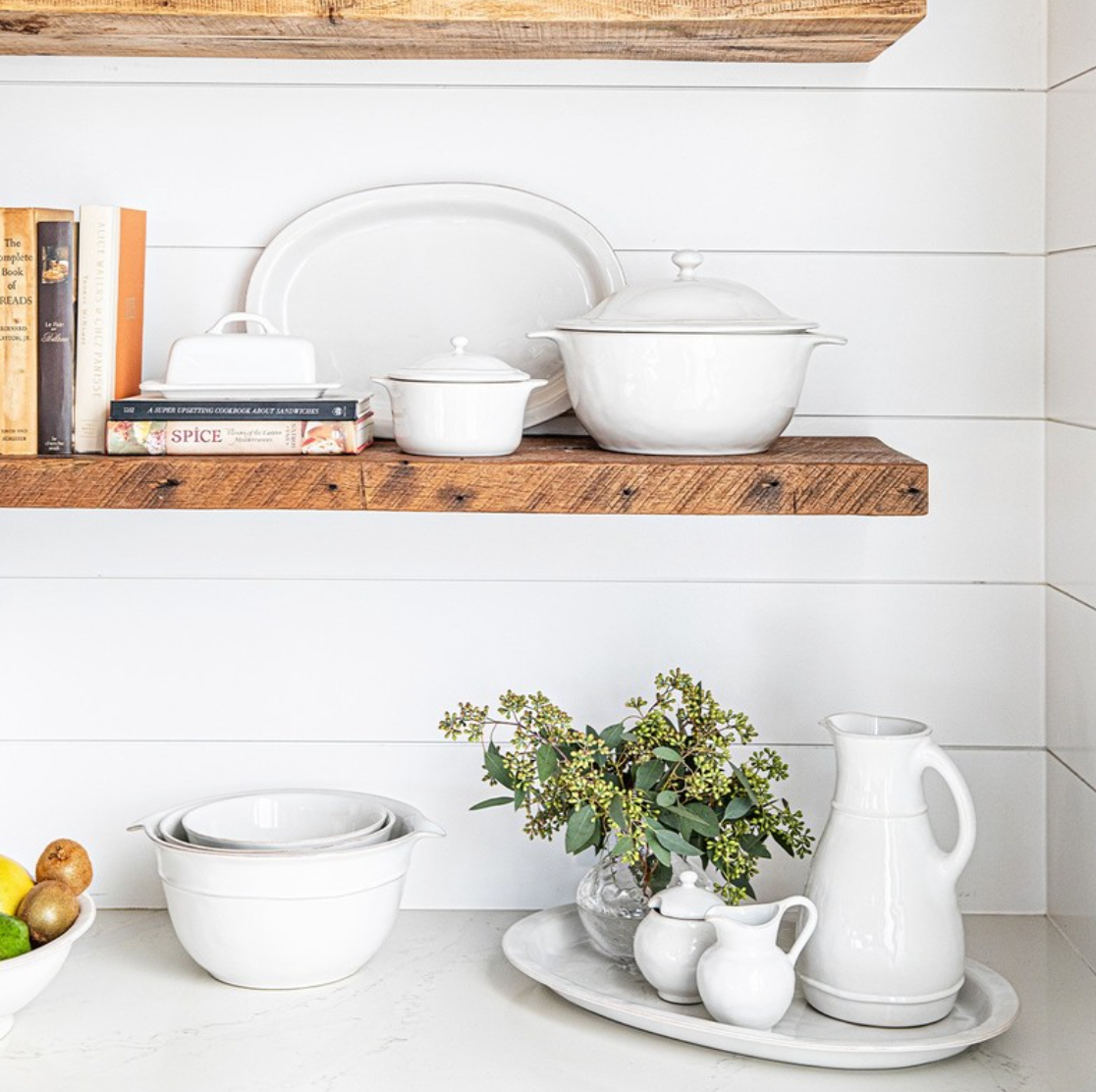 Puro 12" Casserole with Lid in Whitewash