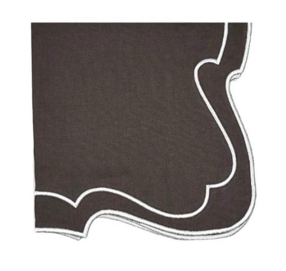 Studio Collection - Belle Napkin in Cocoa, Set of 4