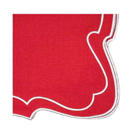 Studio Collection - Belle Napkin in Red, Set of 4