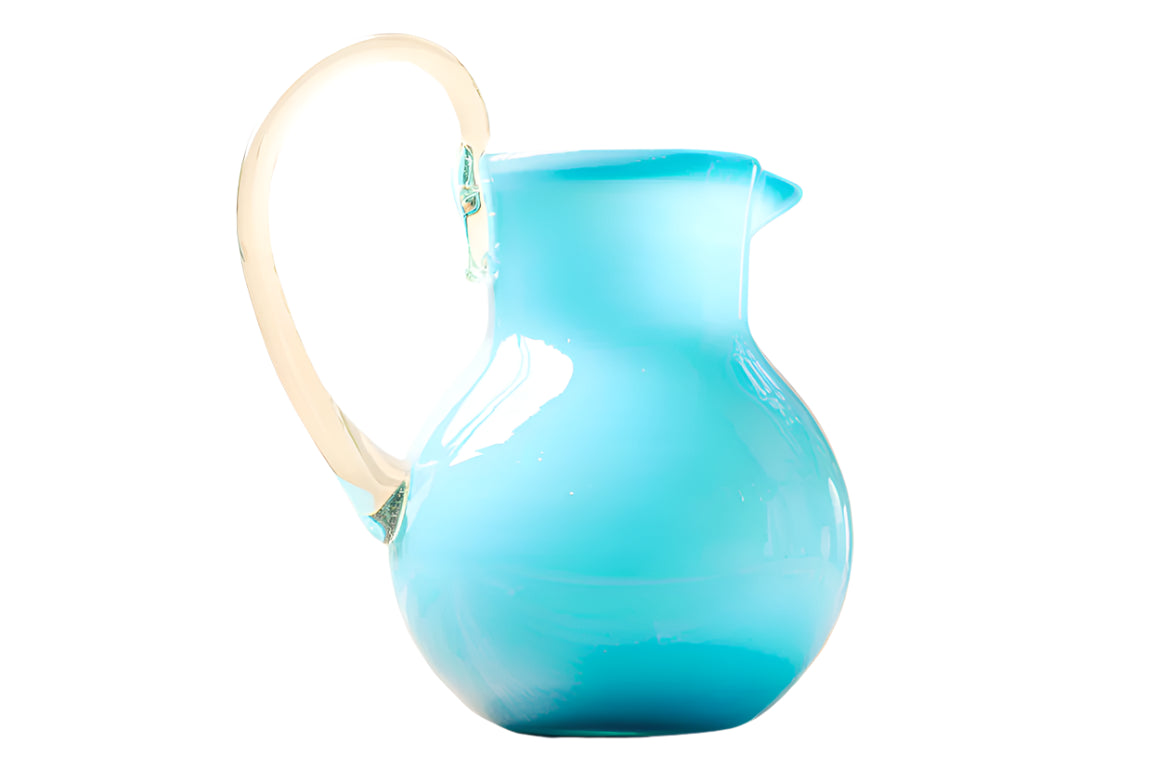 Handblown Glass Pitcher