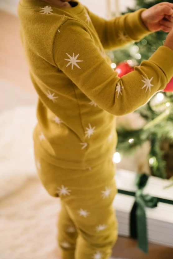 Ribbed Toddler Pajama in Starry Night