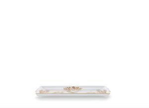 Rectangular Tray with Handles in Aurum