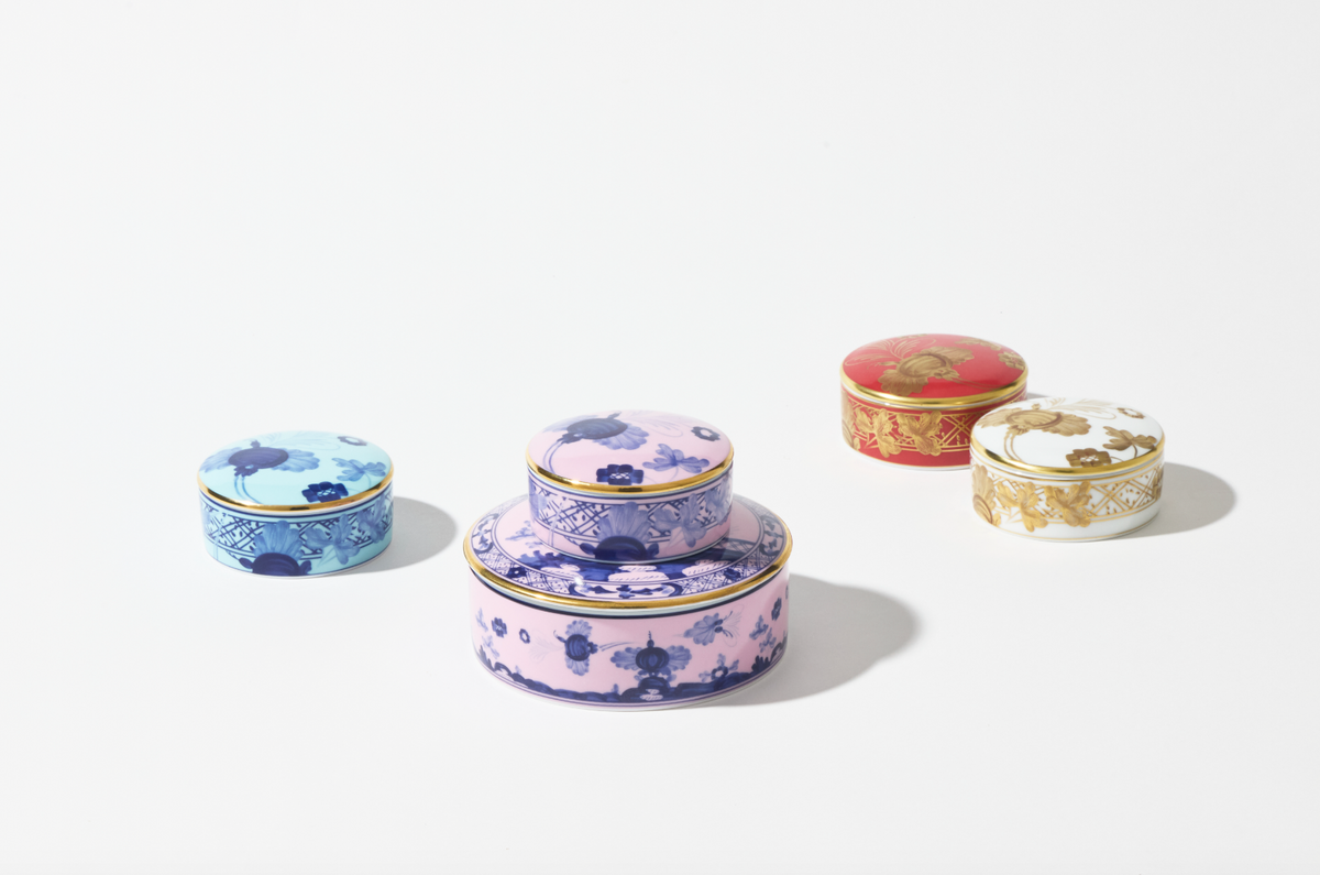 Small Round Box with Lid, 3" in Azalea