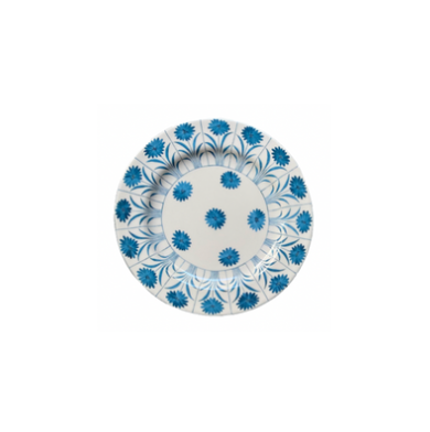 Laboratorio Paravicini Daisy Dessert/Salad Plate in Blue
