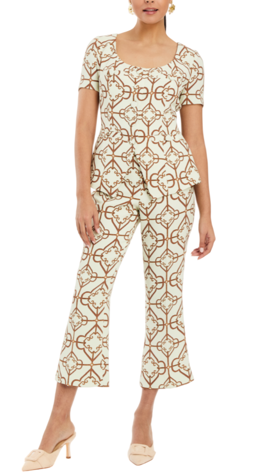 Geneva Top in Quatrefoil Tile