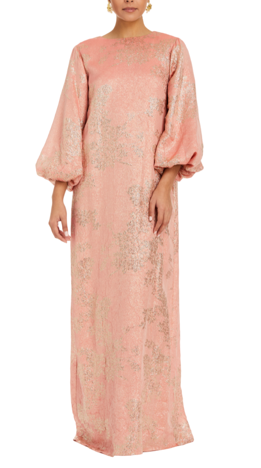 Luzon Gown in Pink Gold