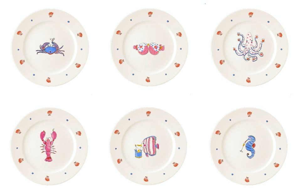 Sea Creature Series, Set of 6
