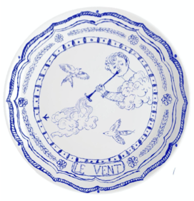 Element "Le Vent" Plate