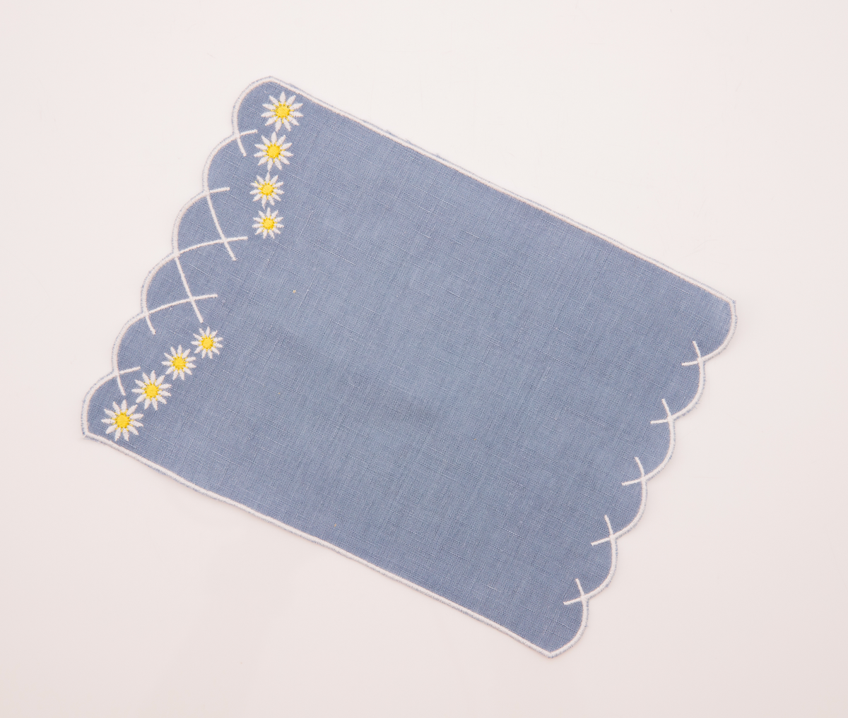 Daisy Aperitivo Cocktail Napkin in Blue, Set of 4