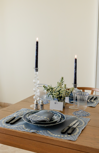 Daisy Placemat in Blue