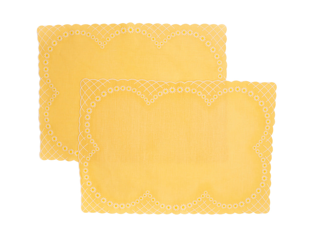 Daisy Placemat in Yellow