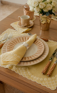 Daisy Placemat in Yellow