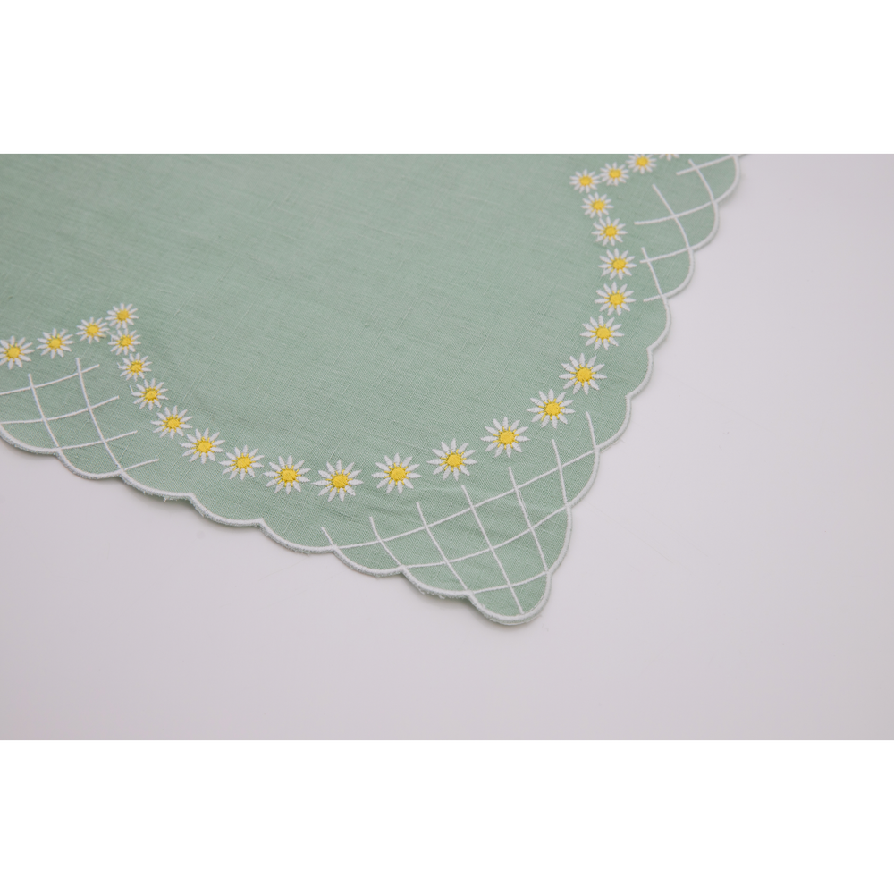 Daisy Placemat in Celadon