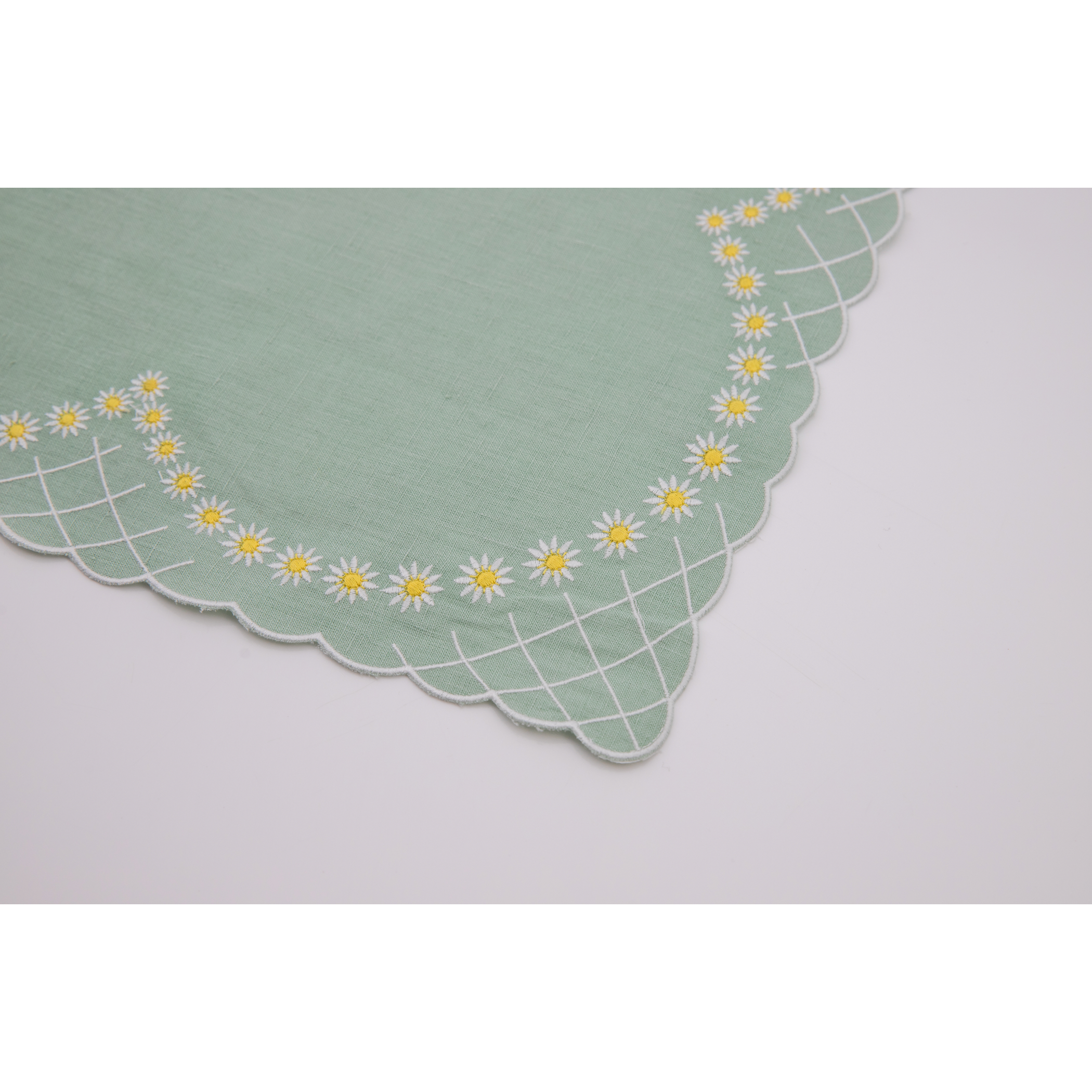 Daisy Placemat in Celadon