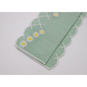 Daisy Aperitivo Napkin in Celadon, Set of 4