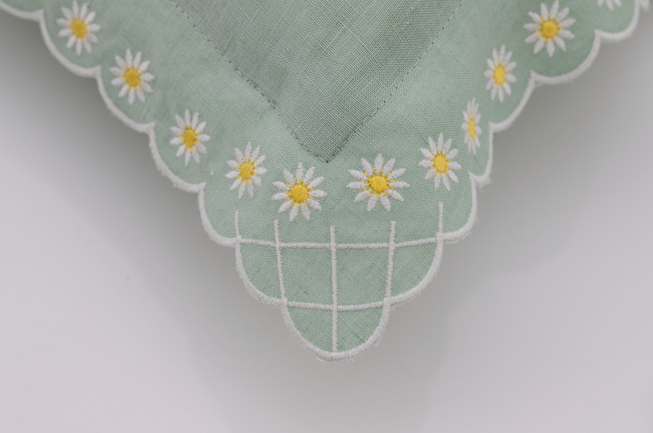 Daisy Boudoir Sham in Celadon