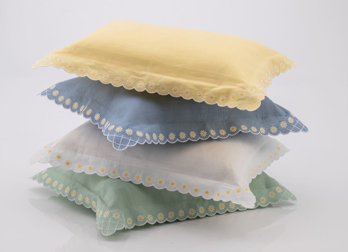 Daisy Boudoir Sham in Yellow