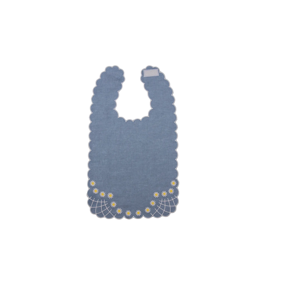 Daisy Bib in Blue