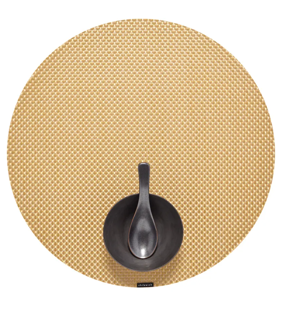 Basketweave Round Placemat