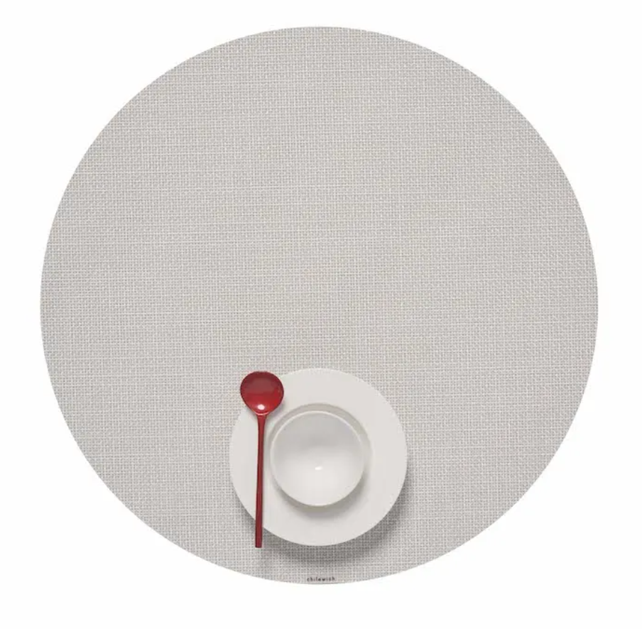 Mini Basketweave Round Placemat