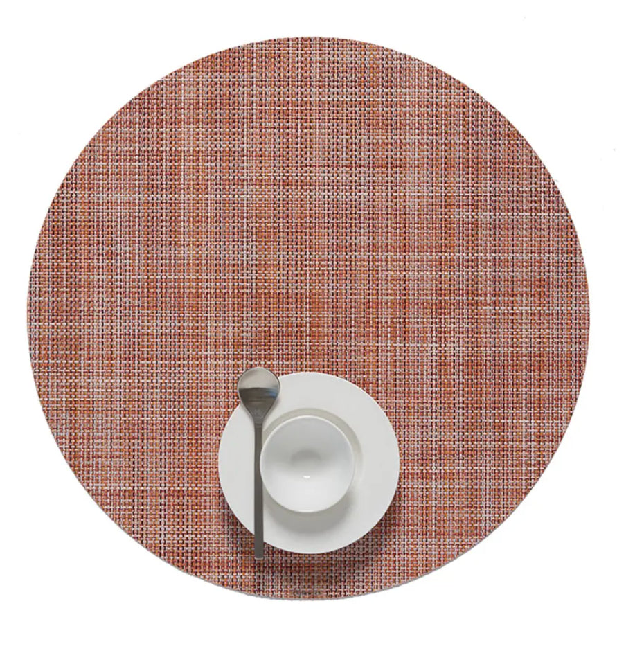 Mini Basketweave Round Placemat