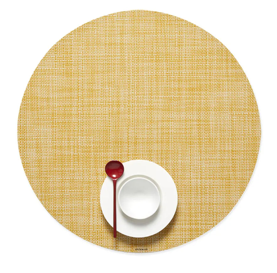 Mini Basketweave Round Placemat