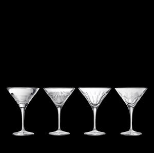 Mixology Martini, Mixed Set of 4