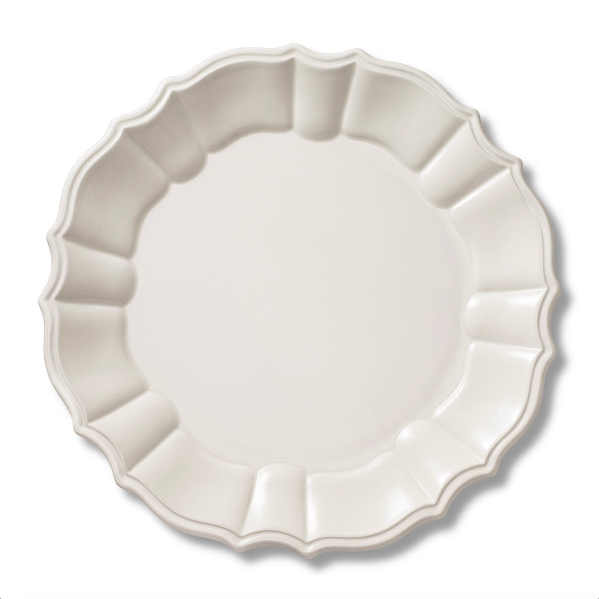 Arno Dinner Plate in Cream