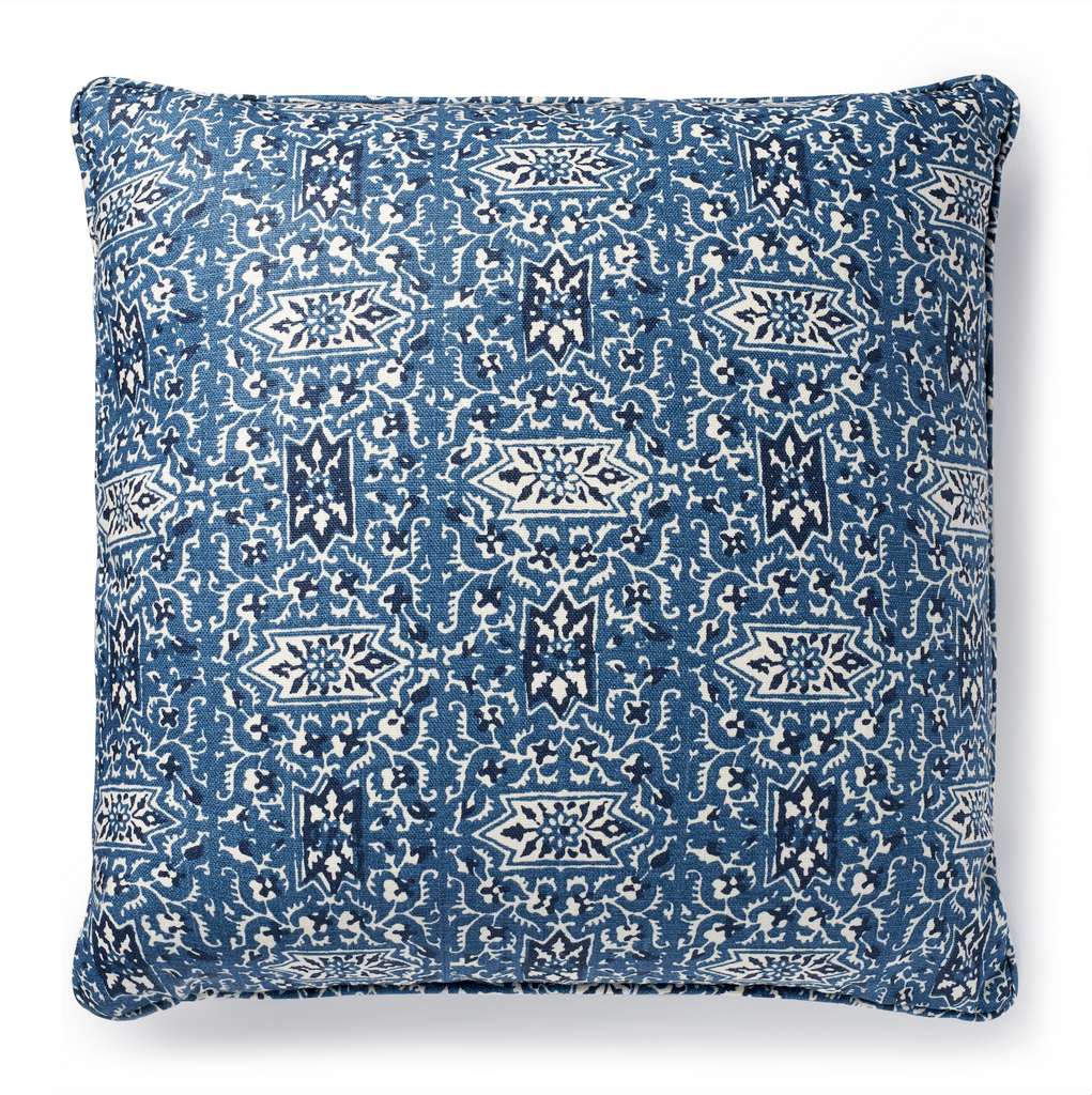 Printed Pillow in Cordoba & Blue