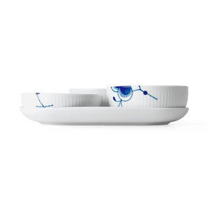 Blue Fluted Mega Serving Set 4Pc