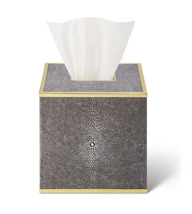 Classic Shagreen Tissue Box Cover