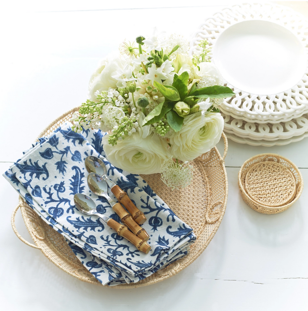 Raffia Round Tray