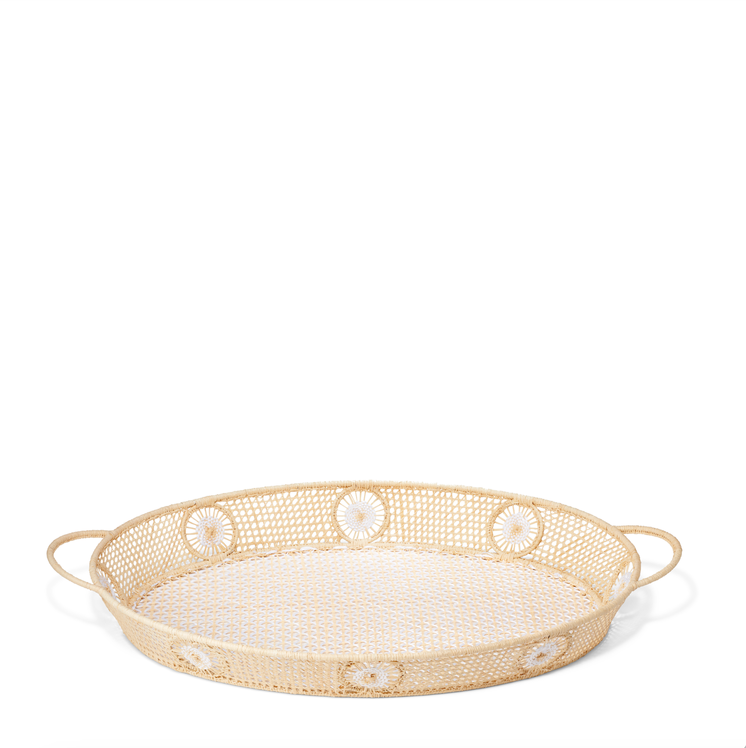 Raffia Round Tray