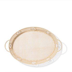 Raffia Round Tray