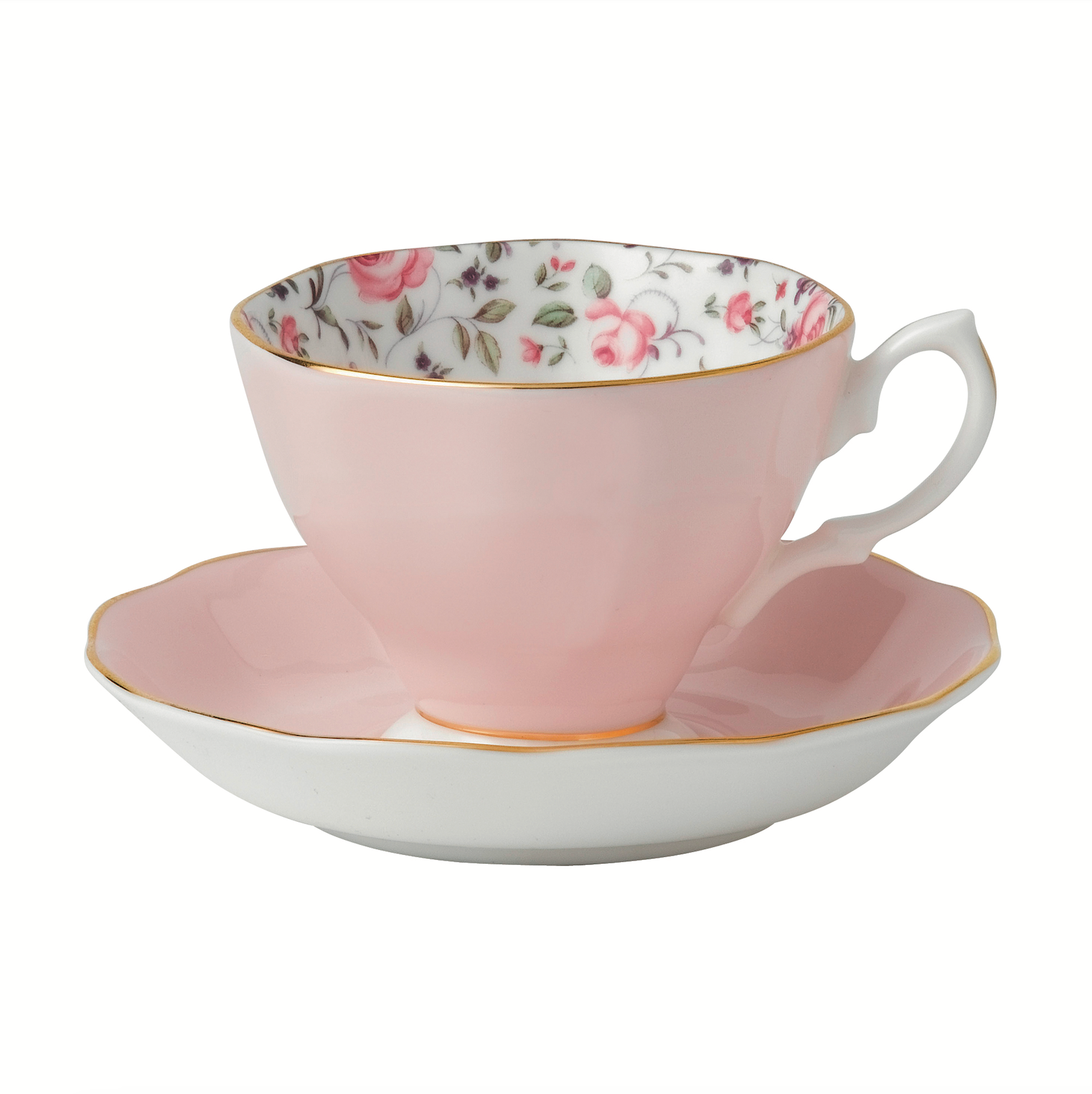 Rose Confetti Teacup & Saucer