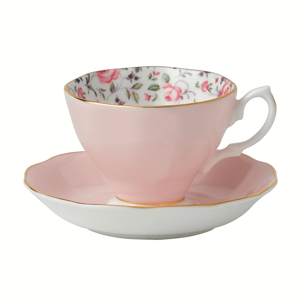 Rose Confetti Teacup & Saucer