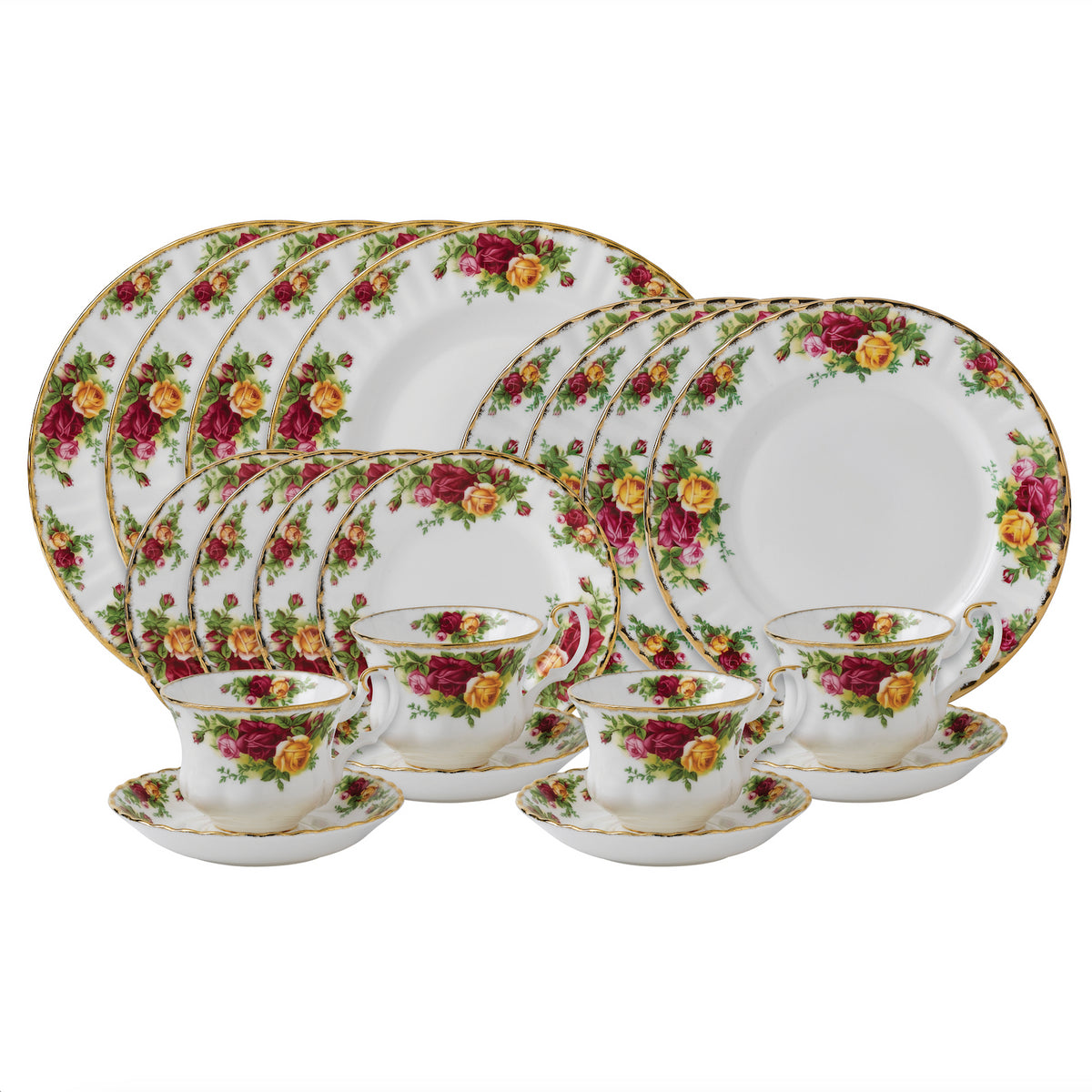 Old Country Roses, 20 Piece Set