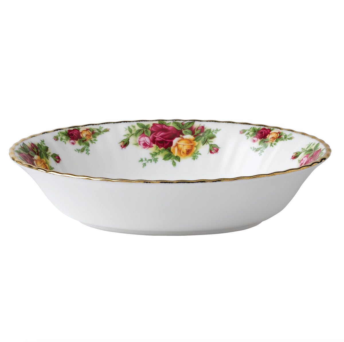 Old Country Roses Open Oval Vegetable Dish 23cm 9in